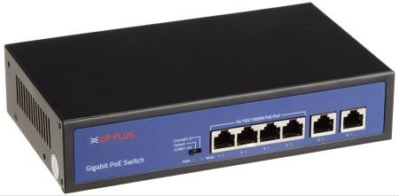 CP Plus 4 Channel PoE Switch